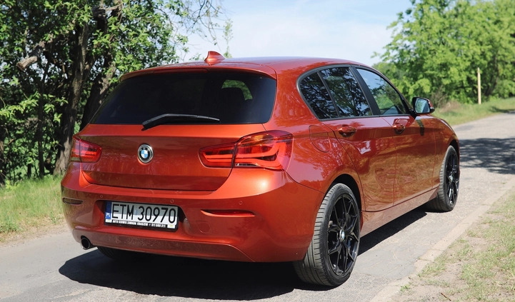 BMW Seria 1 cena 69000 przebieg: 102000, rok produkcji 2018 z Piaski małe 254